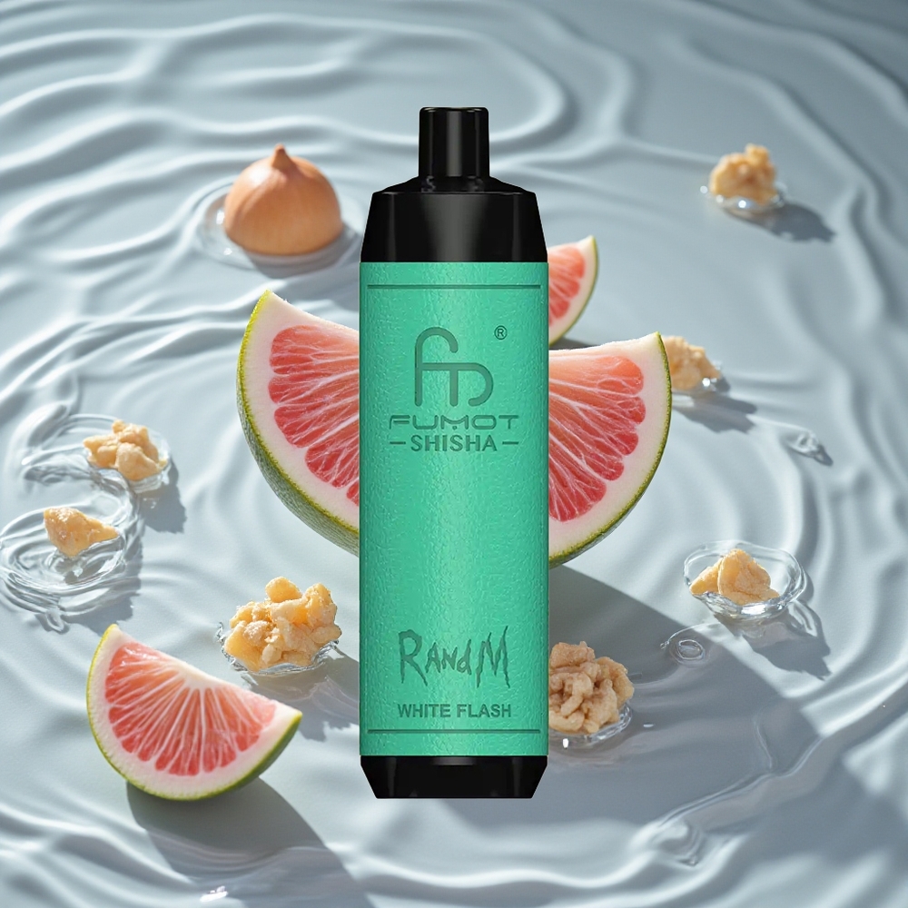 RandM Fumot Shisha 10000 Puffs Vienkartinis Vape White Flash