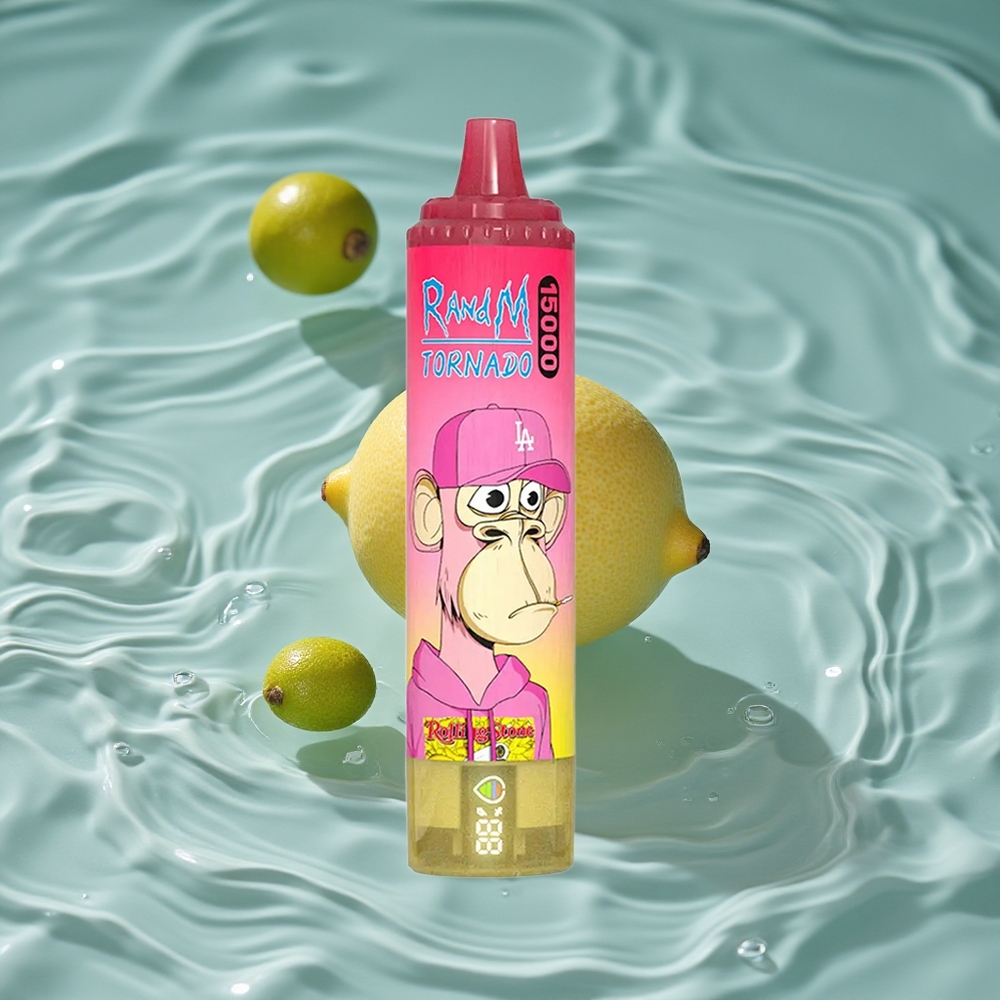 RandM Fumot Tornado 15000 Puffs 25ml Citrinų Vienkartinis Vape