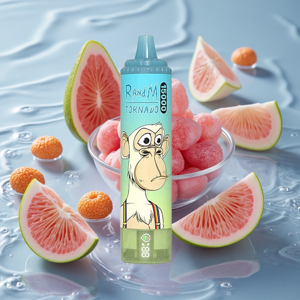 RandM Fumot Tornado 15000 Puffs Vienkartinis Vape Ledinė Uogienė