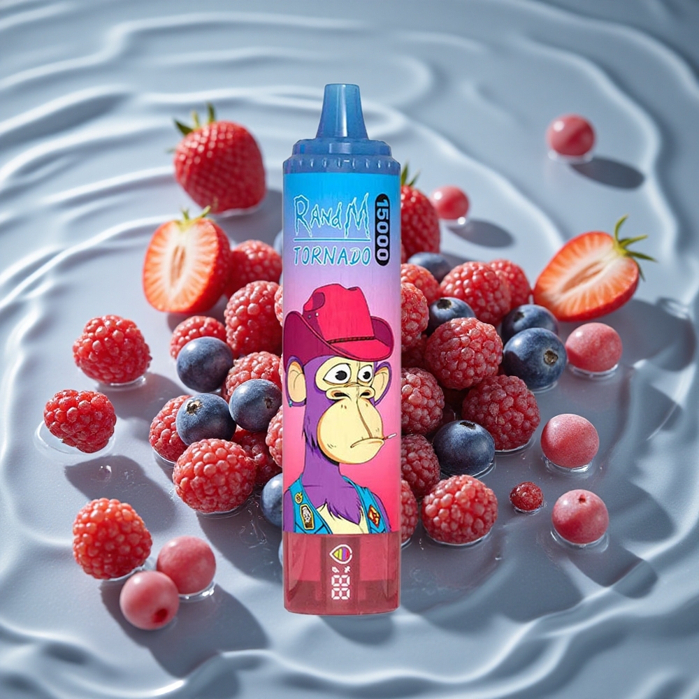 RandM Fumot Tornado 15000 Puffs Vienkartinis Vape Mišrios Uogos
