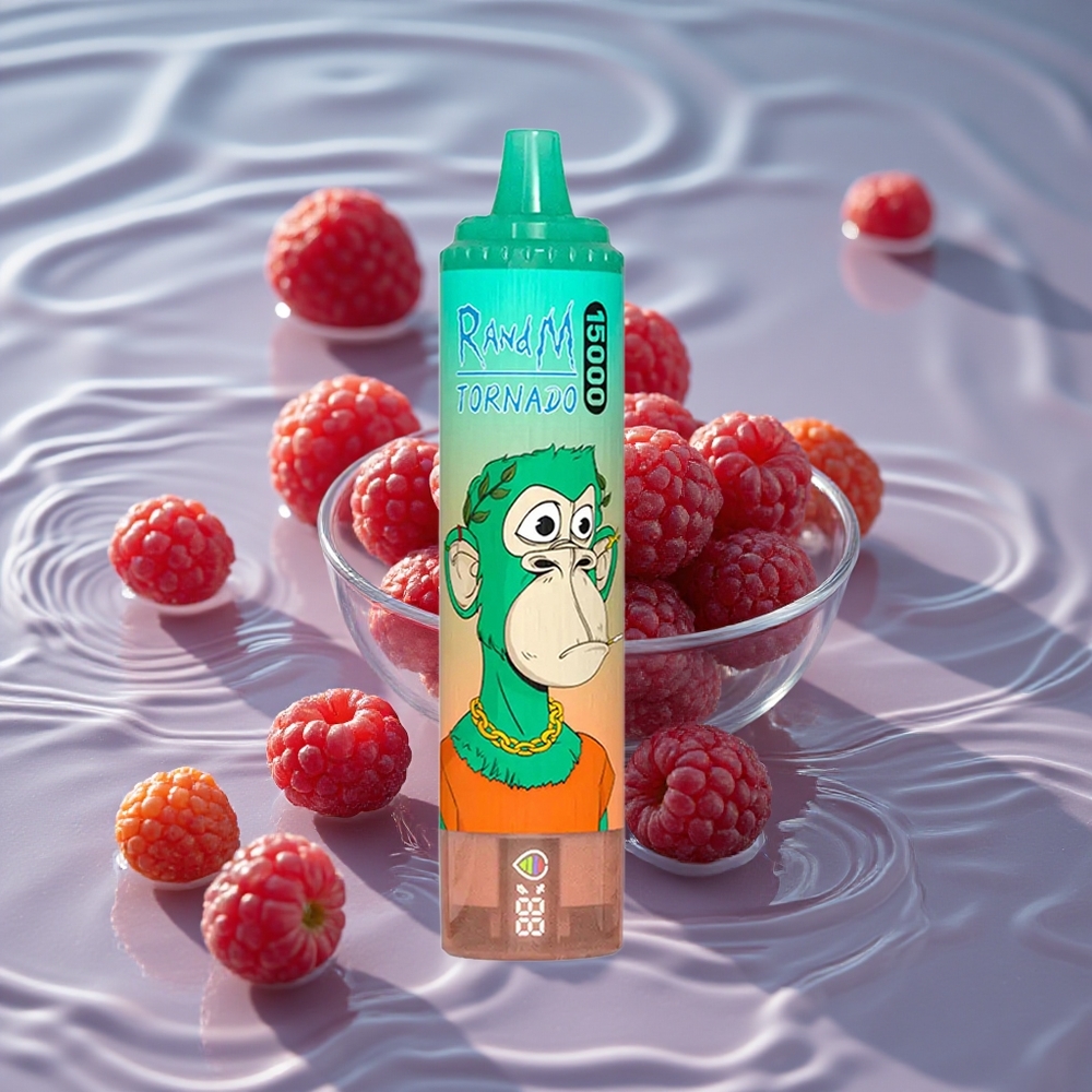 RandM Fumot Tornado 15000 Puffs Vienkartinis Vape Triguba Uoga