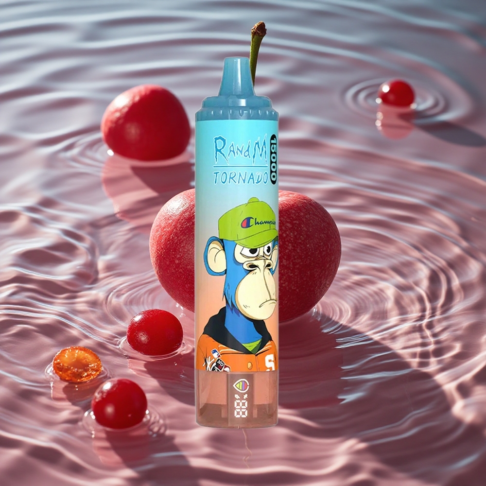 RandM Fumot Tornado 15000 Puffs Vienkartinis Vape Vyšnių Kola