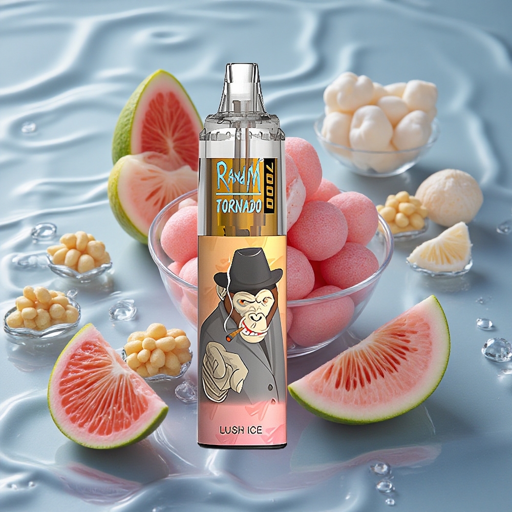 RandM Fumot Tornado 7000 Puffs Vienkartinis Vape Švelnus Ledas