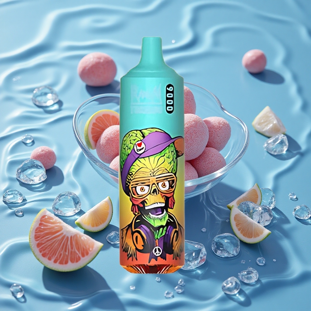 RandM Fumot Tornado 9000 Puffs Vienkartinis Vape Mėlynasis Ledas (18 ml)