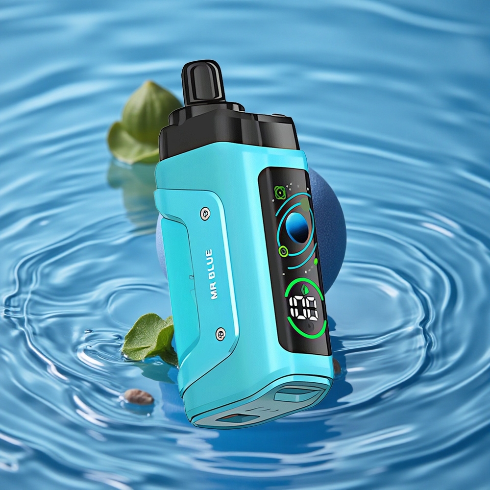 Razz Bar 45000 Puffs Vienkartinis Vape 1.0 Ohm Tinklelio Ritė Mėlynasis